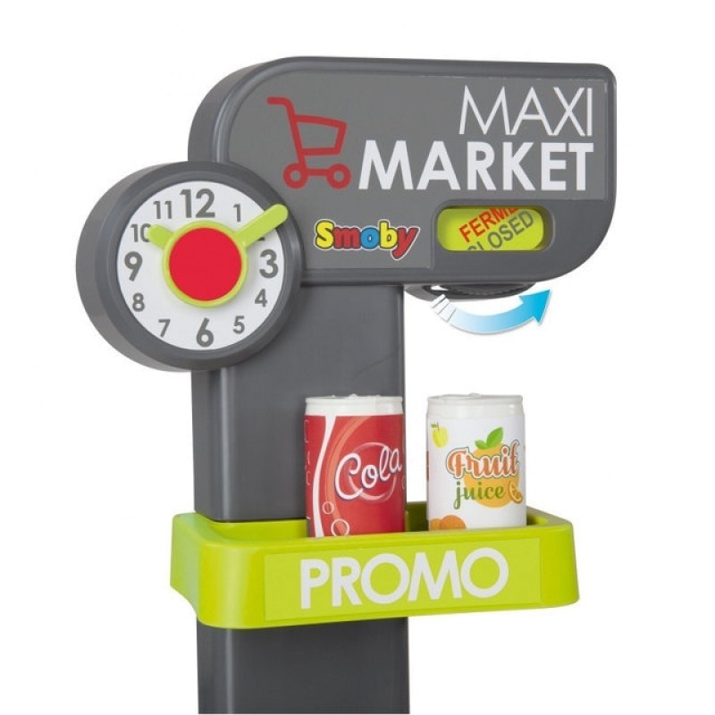 Игровой набор – Супермаркет MAXI Market с тележкой. 50 аксессуаров  